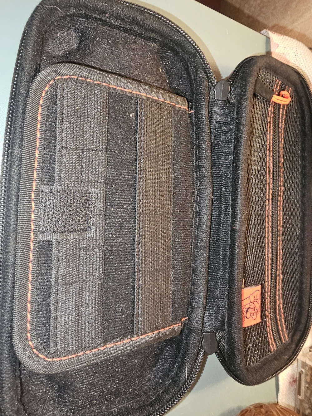 Mario Nintendo Red and Black Checkerboard Gaming Carry Case